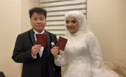 Çinli Gelin Müslüman Oldu, Aşk Uzak Mesafeleri Aştı- At32 TV ekibi aşklarını medyaya taşıdı